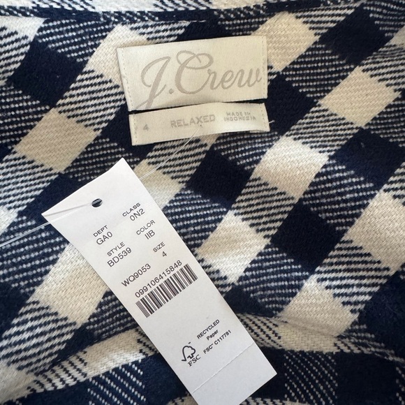 J. Crew Top Shirt Jacket - Picture 3 of 9